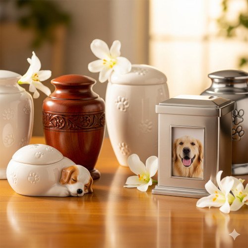 urnas para cinzas de cachorro